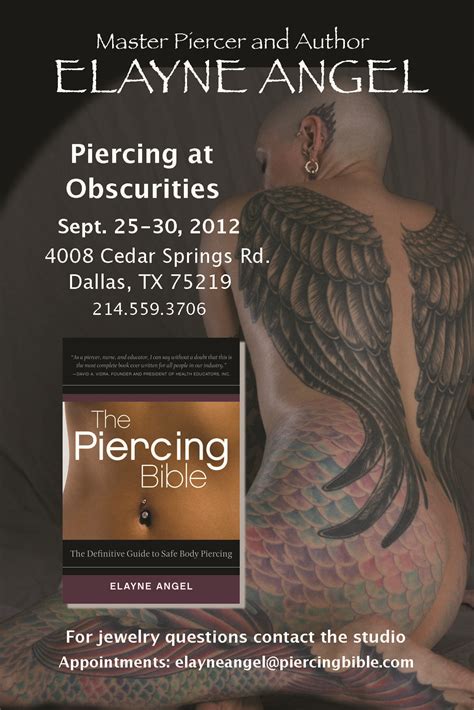 Coming To Dallas To Pierce Let Me Know If You Want An Appointment