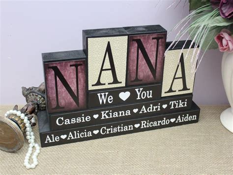 Check spelling or type a new query. Personalized Gift For Nana, Christmas Gift Idea, Nana Wood ...