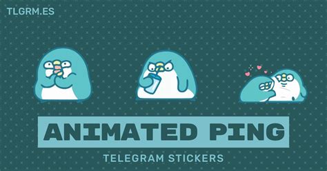Pack De Stickers Animados Para Telegram Animated Ping