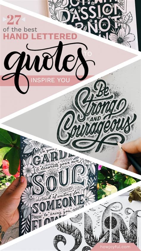 27 Of The Best Hand Lettering Quotes To Inspire You
