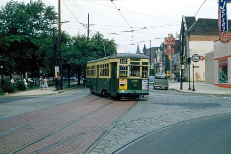 Ptc Rt12 Trolley Woodland And Island Phila Early 1950s Philadelphia