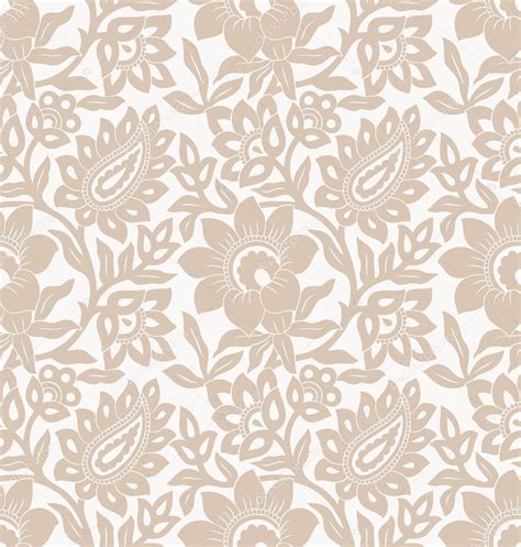 Floral Seamless Golden Background Stock Vector Image By ©malkani 26159591