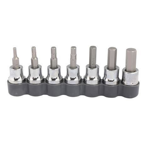 Evolv 7 Piece Hex Bit Socket Set Standard Sae