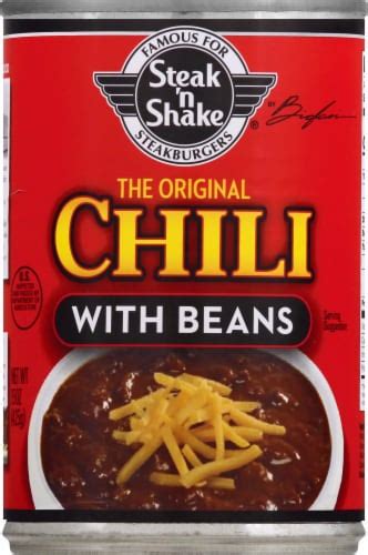 Steak N Shake Canned Chili With Beans 15 Oz Kroger