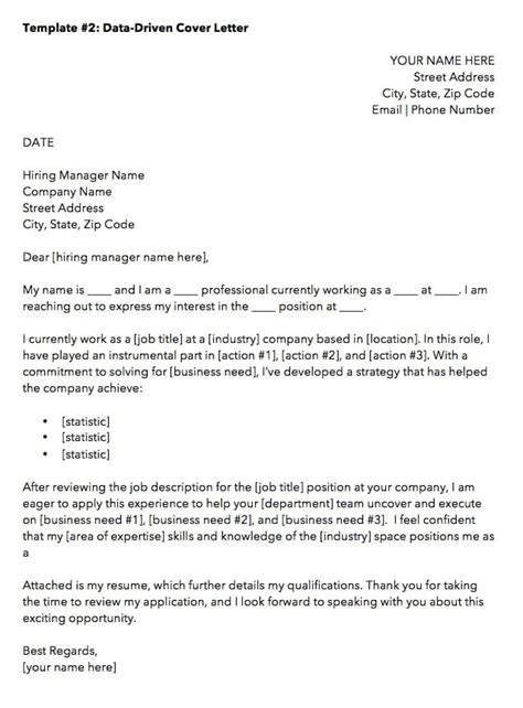 Cover letter format pick the right a perfect generic cover letter template is like playing mad libs: 14 Cover Letter Templates to Perfect Your Next Job ...