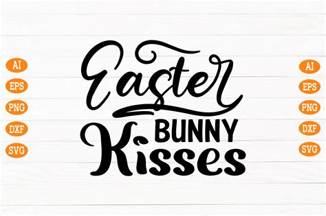 Easter Bunny Kisses Svg Graphic By Design Art · Creative Fabrica