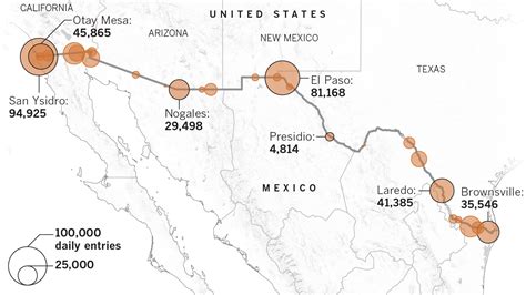 5 Misconceptions About The Us Mexico Border Los Angeles Times