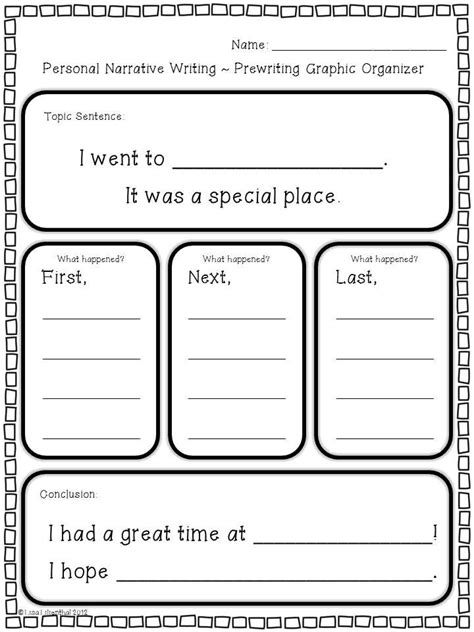 Personal Narrative Writing This Unit Will Guide Students Through The