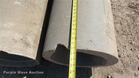 12 Concrete Culvert Pipes In Halstead Ks Item Dq9898 Sold Purple