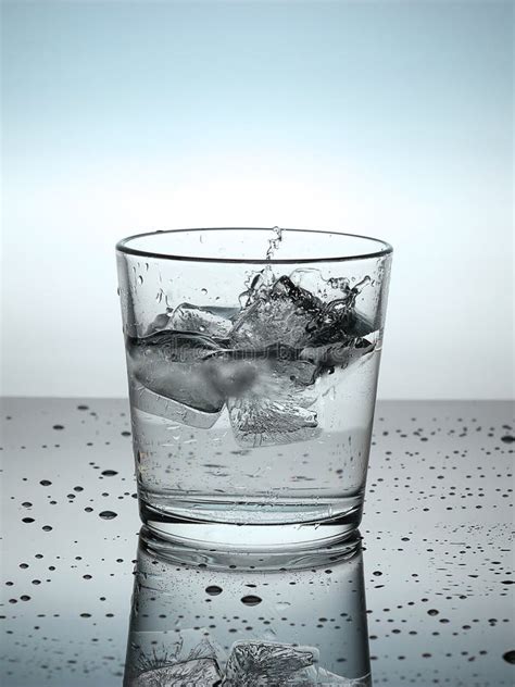 Glass Of Ice Cold Water Stock Photo Image Of Kitchen 1059630