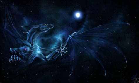 Blue Dragon Artist Unknown Space Dragon Dragon Pictures Types