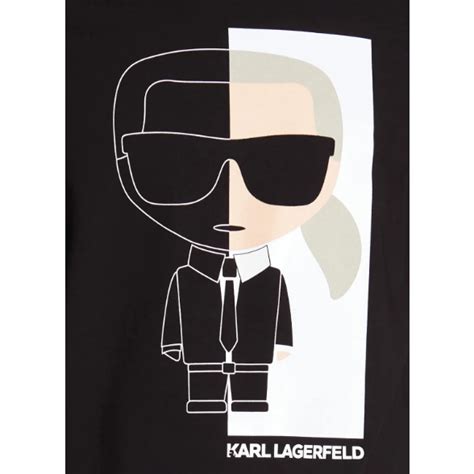 karl lagerfeld mens split personality character t shirt branded collection house