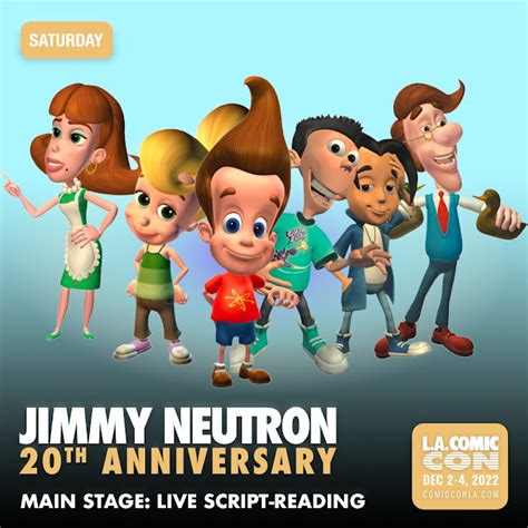 Nickalive Jimmy Neutron Cast To Host Live Script Read At La Comic