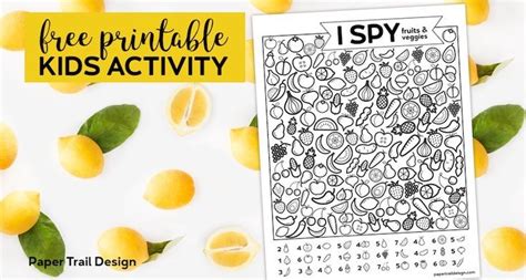 Free Printable I Spy Emoji Game Paper Trail Design I Spy Games I