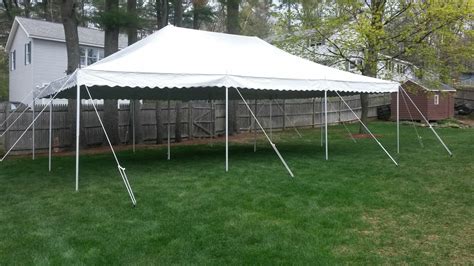 Make any event beautiful with canopy tent rentals from gervais party rentals. Canopy, Rope & Pole 20′ X 30′ (50-60 people) | Eds Rental ...