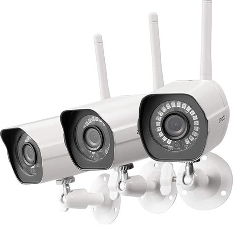 Zmodo Outdoor Wireless Security Camera Full Hd 1080p 3 Pack Smart