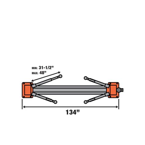 Tmg Industrial 10000 Lb Two Post Floor Plate Auto Lift Symmetric Arm