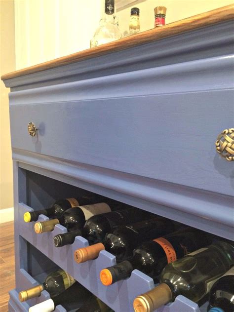 How To Turn A Dresser Into A Wine Bar Refinishing Furniture Diy Wine