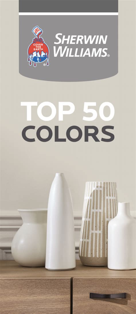 Top 50 Bestselling Paint Colors At Sherwin Williams Setting For Four