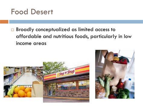 Ppt Food Deserts Powerpoint Presentation Free Download Id1610861