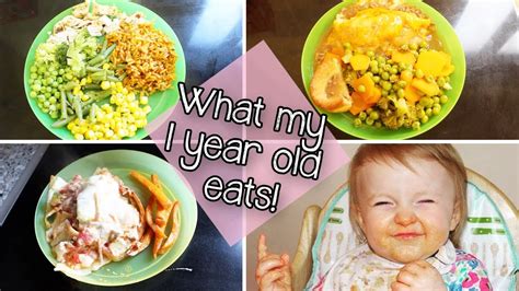 Maybe you would like to learn more about one of these? WHAT MY 1 YEAR OLD EATS | TODDLER MEAL IDEAS - YouTube