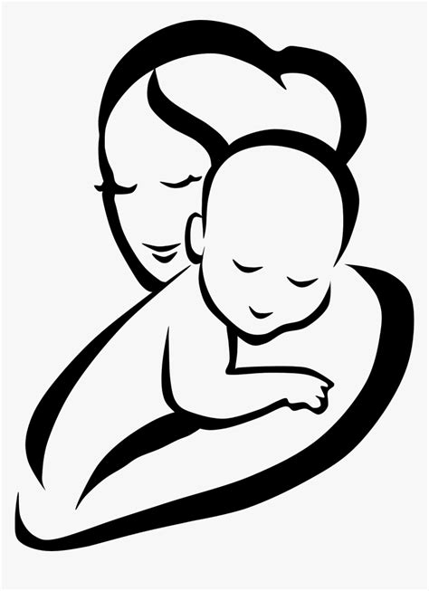 Mother And Baby Clipart Free Download Transparent Png Clipart Library