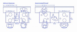 Banquette Seating Dimensions & Drawings | Dimensions.com