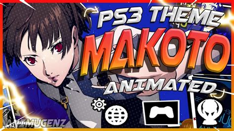 『ps3』 Persona 5 👑 Makoto Niijima Animated Ps3 Theme Download Request