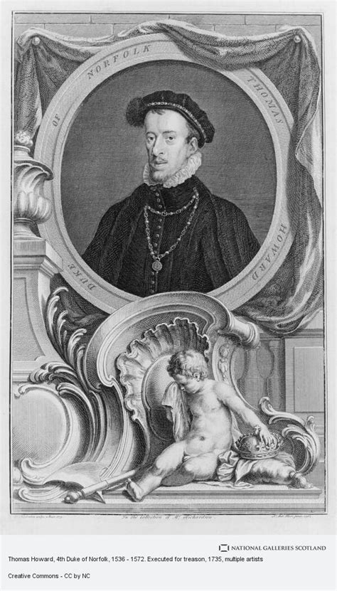 thomas howard 4th duke of norfolk 1536 1572 executed for treason national galleries of