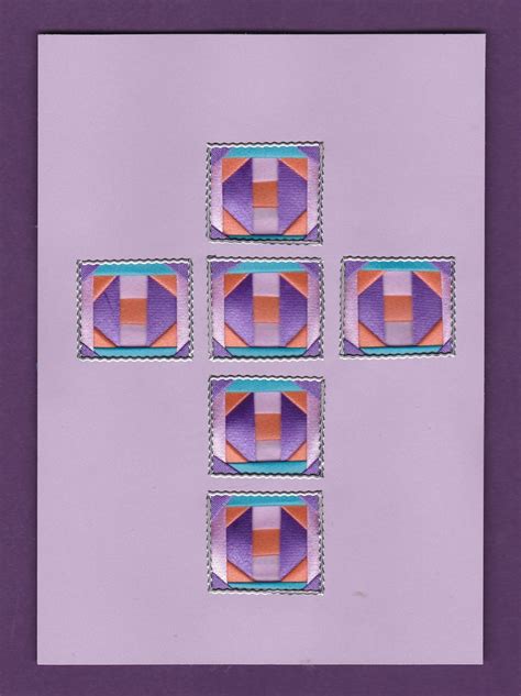 An Iris Fold Cross Iris Folding Paper Cards Pattern Paper