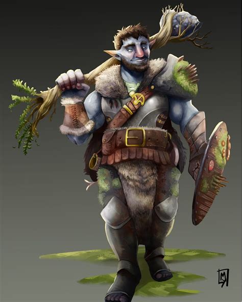 Most Recent Dandd Character Commission Bramble The Tree Toting Firbolg