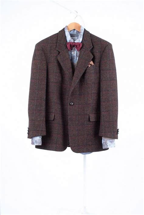 Harris Tweed Harris Tweed Window Pane Wool 2 Button Blazer Grailed