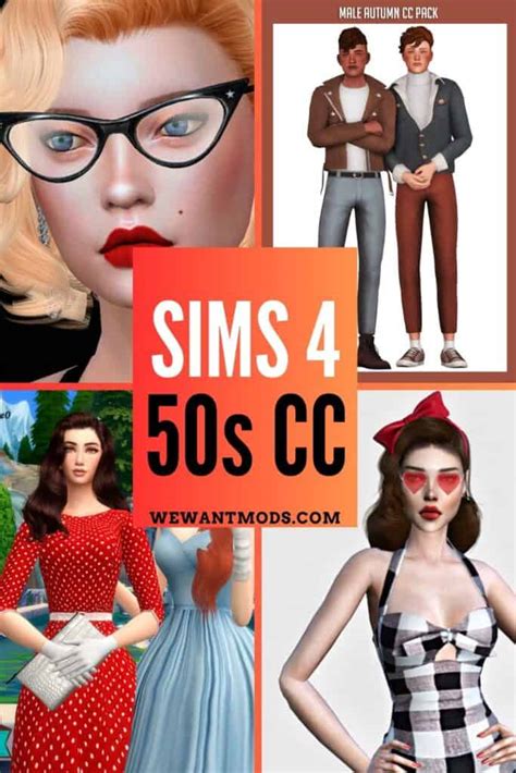 23 Sims 4 50s Cc Travel To The Fabulous 1950s We Want Mods
