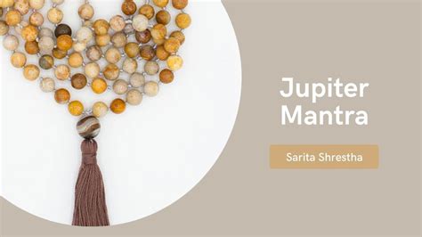 Jupiter Mantra 10 Minute Meditation Sarita Shrestha Youtube