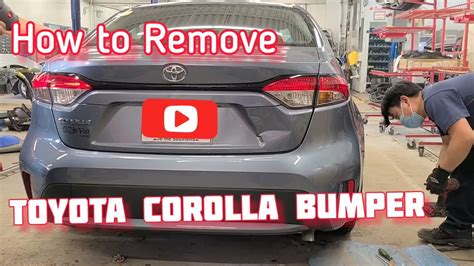 How To Remove Rear Bumper Toyota Corolla Paano Tanggalin Ang Bumper