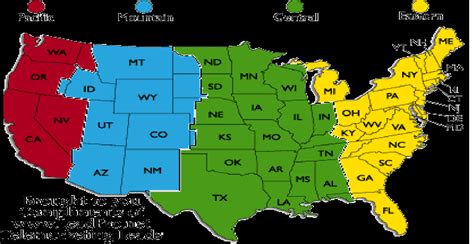 Understanding Time Zones In Usa Timeqw