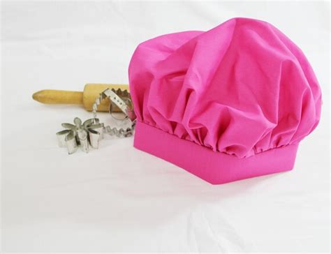 Bright Pink Child Chef Hat Adjustable