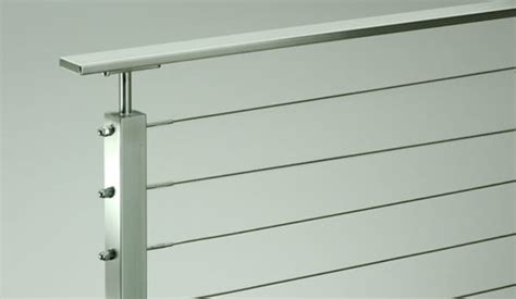 Stainless Steel Cable Railing Rainier Flat Top Rail From Ags Stainless