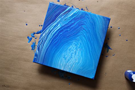 How To Make These Gorgeous Marbleized Paintings Between Carpools