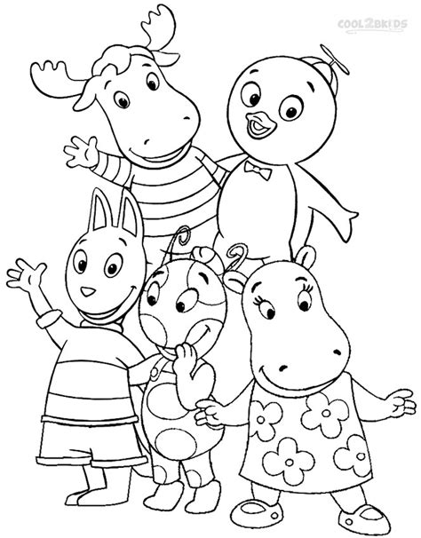 Printable Backyardigans Coloring Pages For Kids