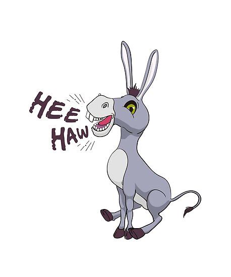 Hee Haw Donkey Posters By Stuch75 Redbubble