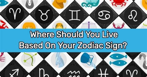 Where Should You Live Based On Your Zodiac Sign? | All About States