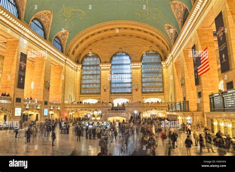 The Main Concourse Of The Grand Central Terminal In New York City Stock