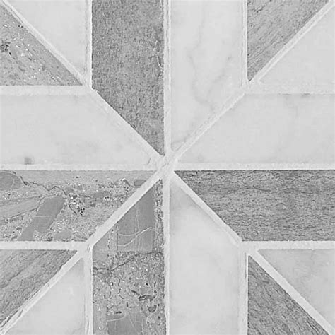 Art Deco Geometric Marble Tiles Texture Seamless 21155