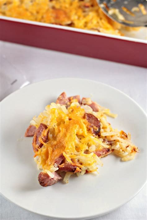 Make sure that the casserole is set before it is removed from the oven. Cheesy Farmland Hickory Smoked Sausage Hash Brown ...