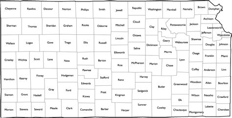 Map Of Kansas Counties Im Not Joking This Is What It