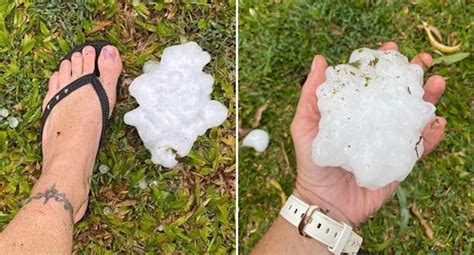 Giant Hailstones In Australia Have Set A New Record For Size