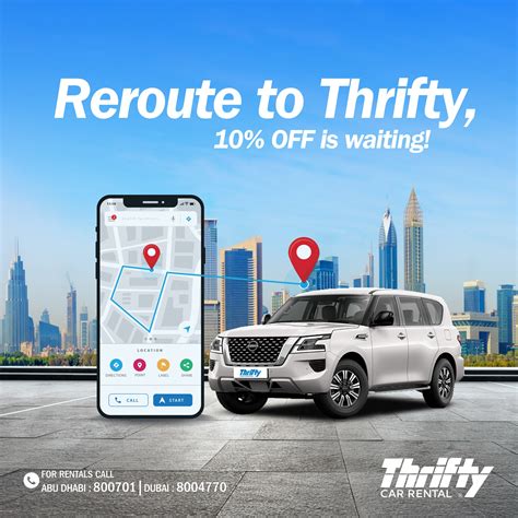 Thrifty Car Rental UAE - Inicio