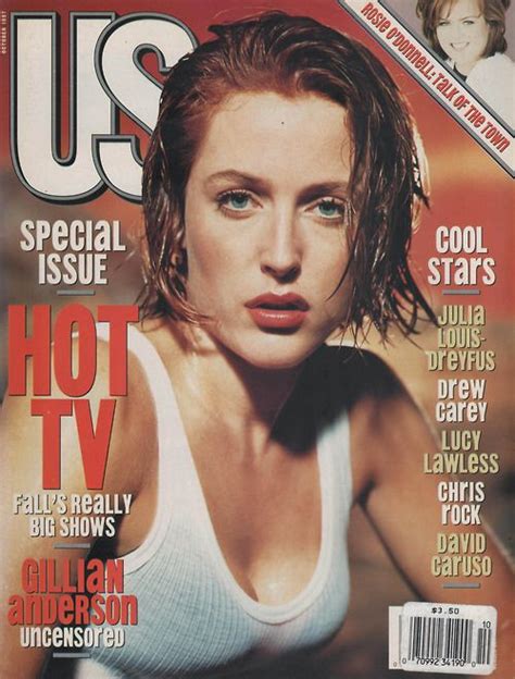 Gillian Anderson On The Cover Of Us Magazine October 1997 Gillian