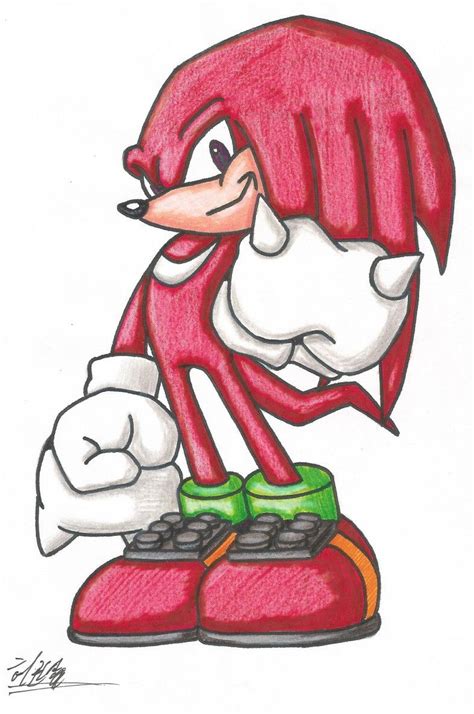 Sonic Character 너클즈 애니 애니메이션 캐릭터 소닉 Sonic 만화 그림 예술 미술